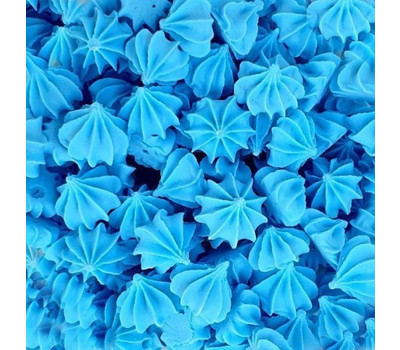 Сахарные фигурки «Мини-безе», голубые, 40 г