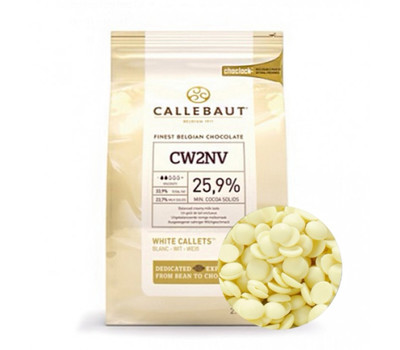 Шоколад Callebaut белый, 400г