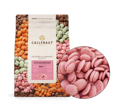 Шоколад Callebaut Клубника, 100гр