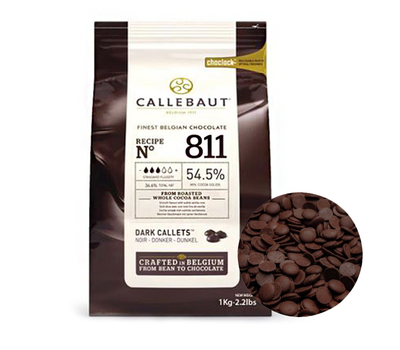 Шоколад Callebaut тёмный, 100г