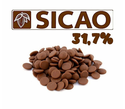 Молочный шоколад Sicao 31,7% (CHM-T13-25B), 1кг