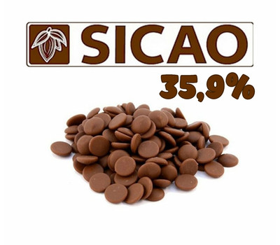 Молочный шоколад Sicao 35,9% (CHM-DR-Т1634-814), 1кг