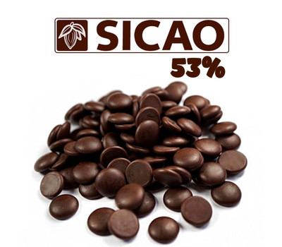 Темный шоколад 53% какао Sicao (CHD-DR-11Q11RU-411), 100г