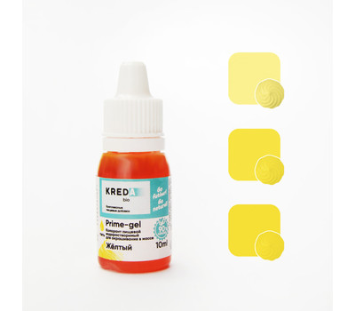 KREDA Bio Prime-gel 04 желтый, колорант водораств. для окраш. (10мл) KREDA Bio, компл. пищ. добавка мл