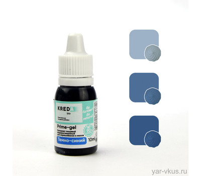 KREDA Bio Prime-gel 14 темно-синий, колорант водораств. для окраш. (10мл) KREDA Bio, компл. пищ. добавка мл