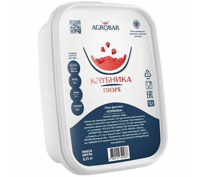 Пюре фруктовое AGROBAR 