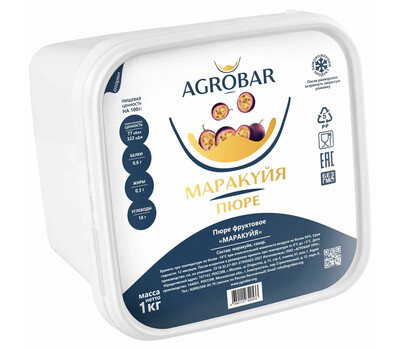 Пюре фруктовое AGROBAR 