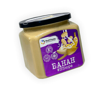 Перейти на страницу товара Замороженное пюре Proff Puree, 500г, банан