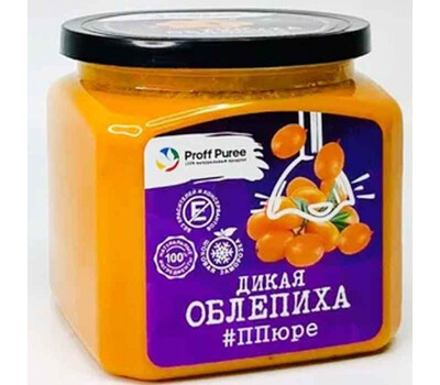 Перейти на страницу товара Замороженное пюре Proff Puree, 500г, дикая облепиха