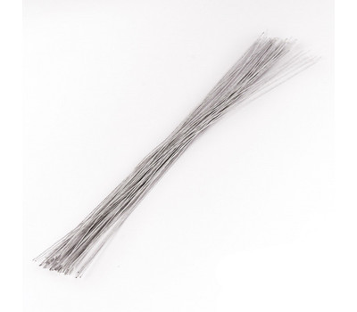 Флористическая проволока №22 (цвет белый, 36 см, d-1 мм) 50 шт
