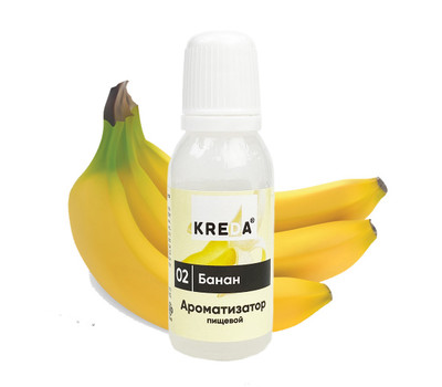 Kreda Ароматизатор пищевой, 02 банан (20мл) KREDA мл